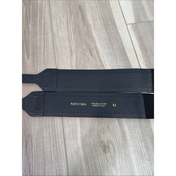 Punt Fibbia 100% genuine leather stretchy belt made in Italy NWT main image 4